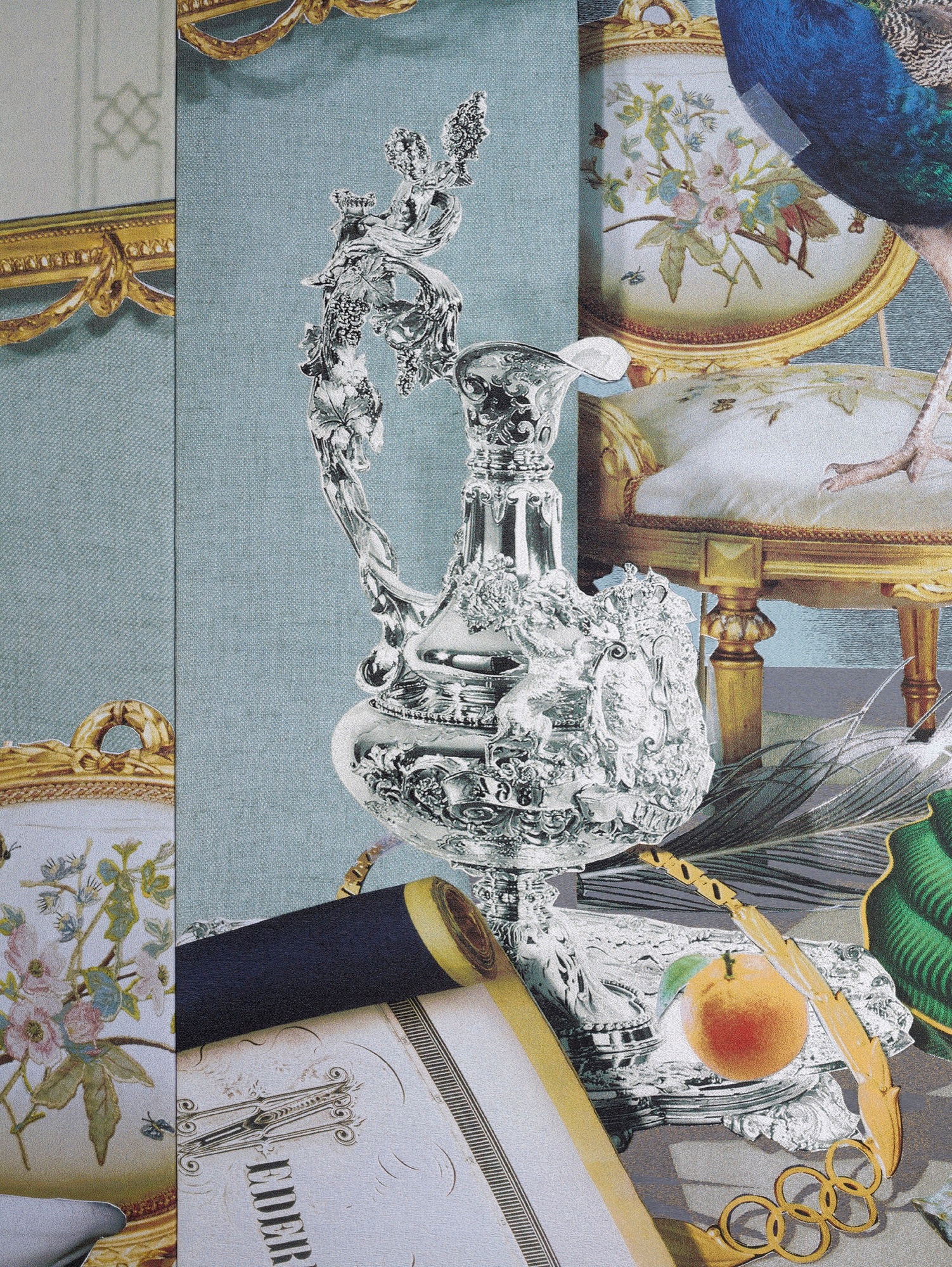 Talent and Partner, Scheltens & Abbenes: Photographic paper collage — Royal Dutch blue salon (Fig. 6)