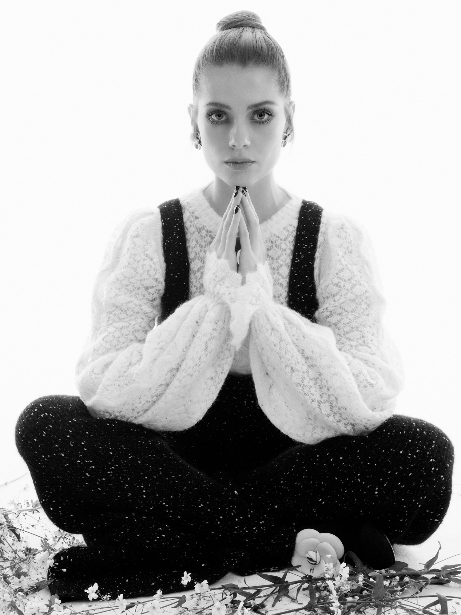 Talent and Partner, Sofia Sanchez & Mauro Mongiello: Harper's Bazaar G — Lucy Boyton x Chanel (Fig. 1)