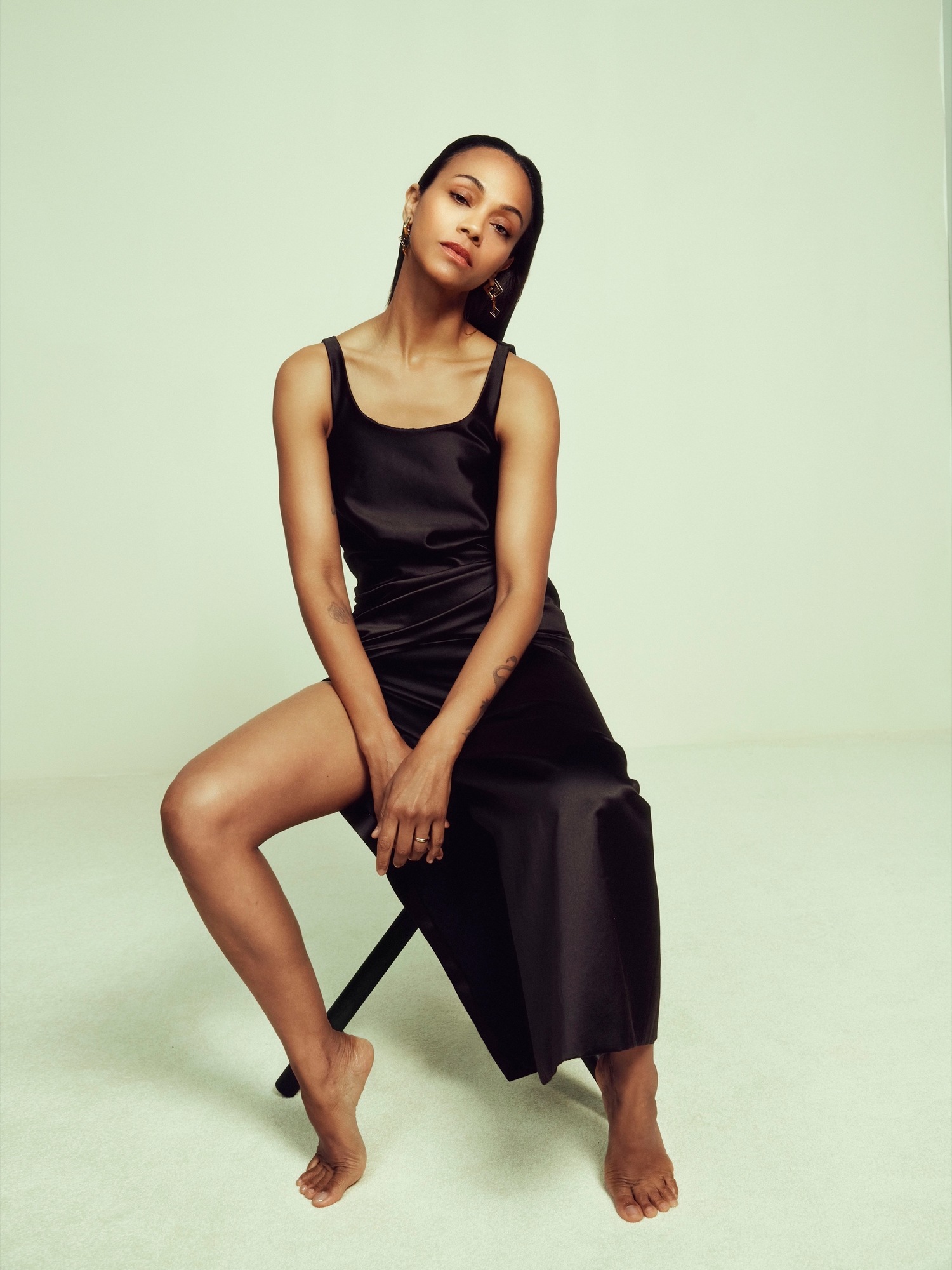 Talent and Partner, Sofia Sanchez & Mauro Mongiello: Harper's Bazaar G — Zoe Saldana (Fig. 6)