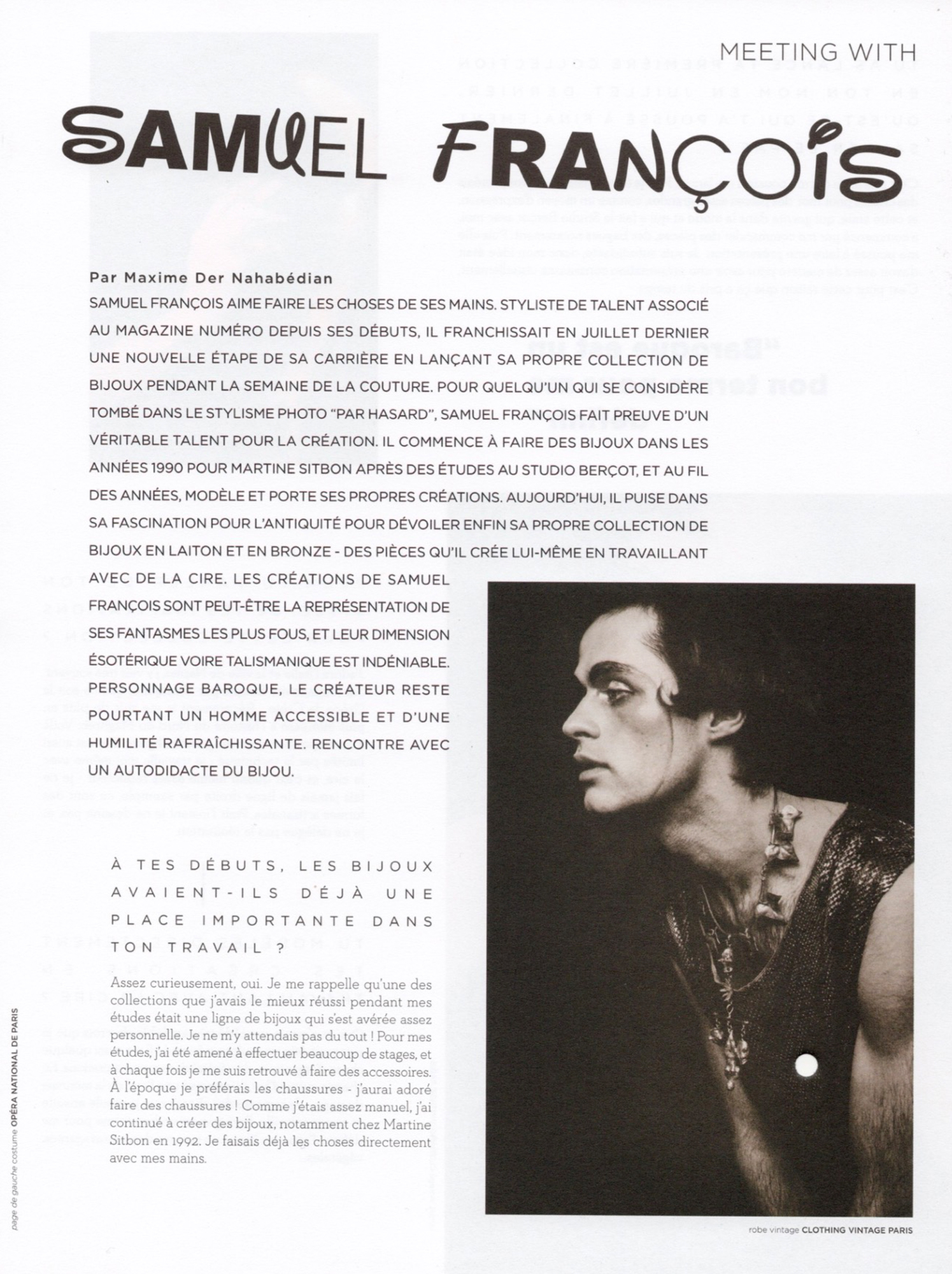 Talent and Partner, Samuel François: Press (Fig. 9)