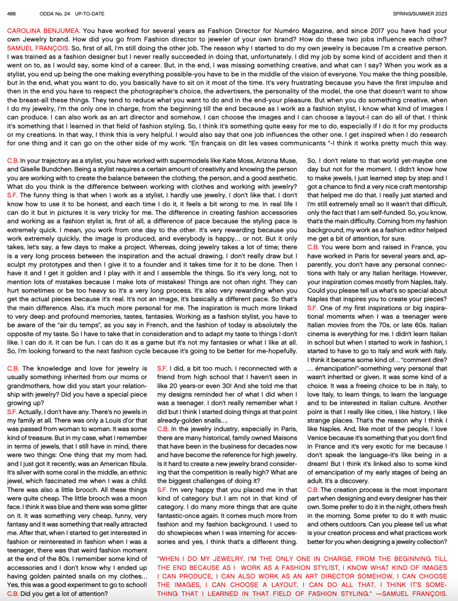 Talent and Partner, Samuel François: Press (Fig. 24)